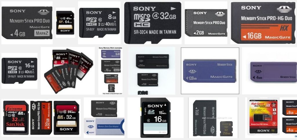 sony memory card
